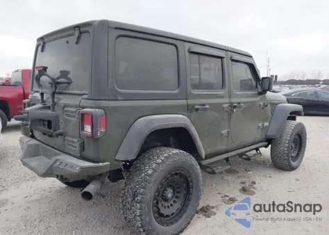 2020 Jeep Wrangler Unlimited Sport S 4X4 z USA, uszkodzony, nr VIN 1C4HJXDG2LW339960